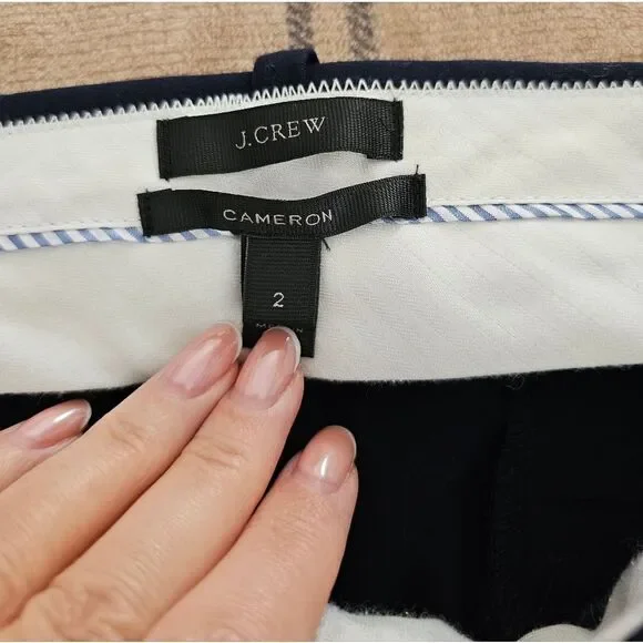 J. Crew Cameron Navy Blue Pants - Picture 3 of 4